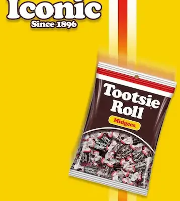 Tootsie Rolls with braces