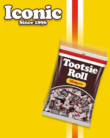Tootsie Rolls with braces